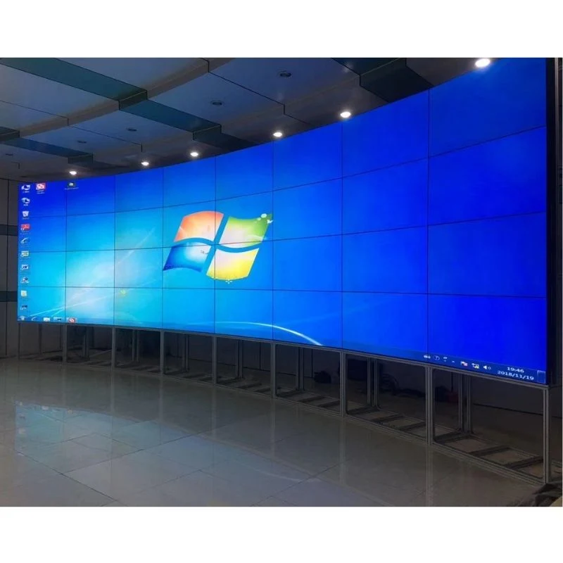 55inch Cheap Video 3X3 LCD Video Wall Controller in 1.7mm Bezel and 500nits